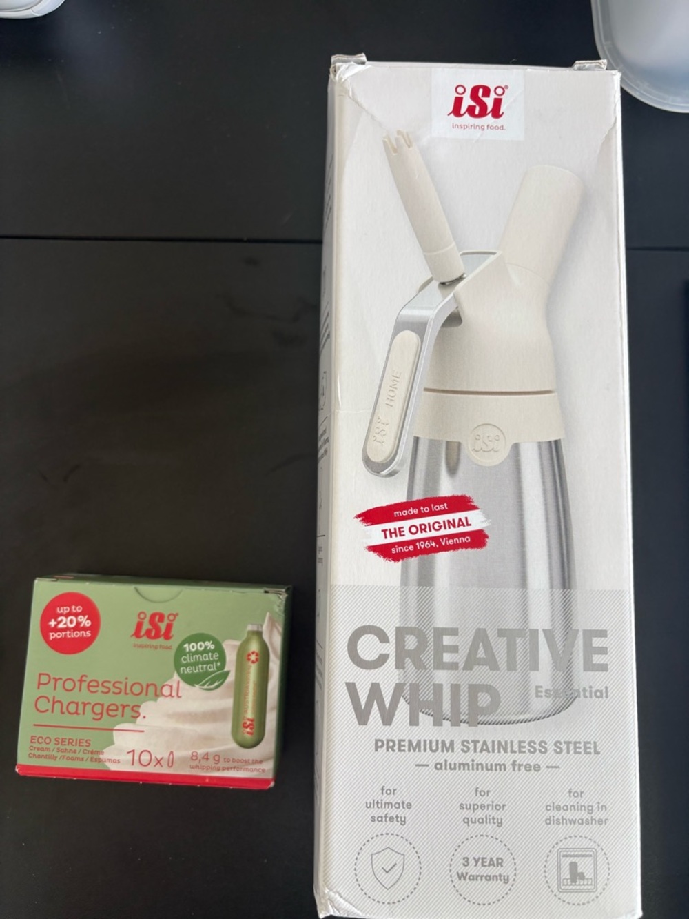 Creative Whip Premium Stainless Steel Whipper - White